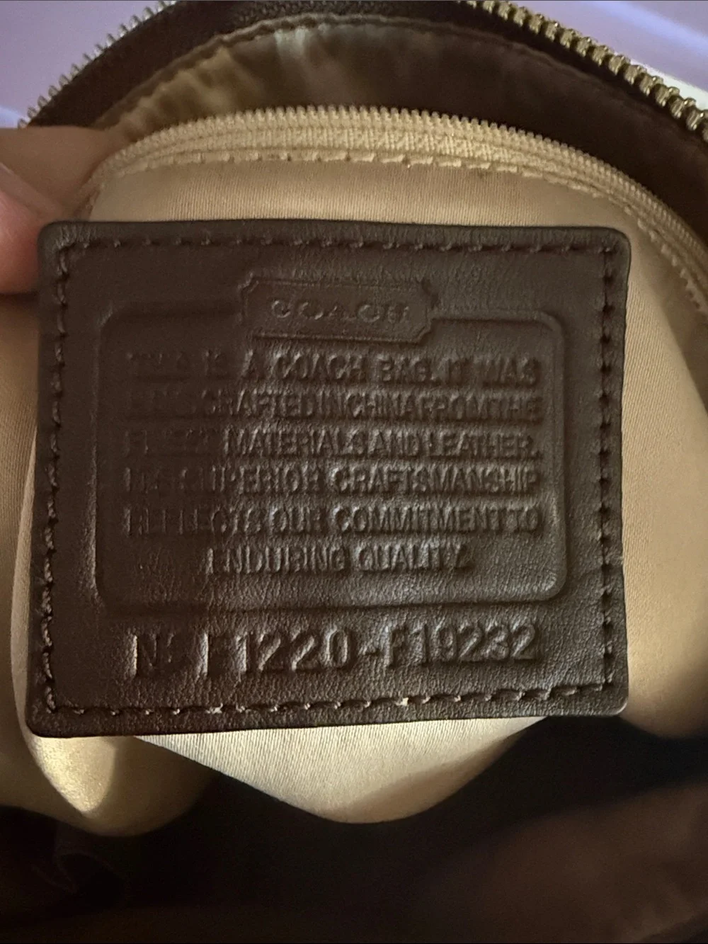 Coach shoulder bag
